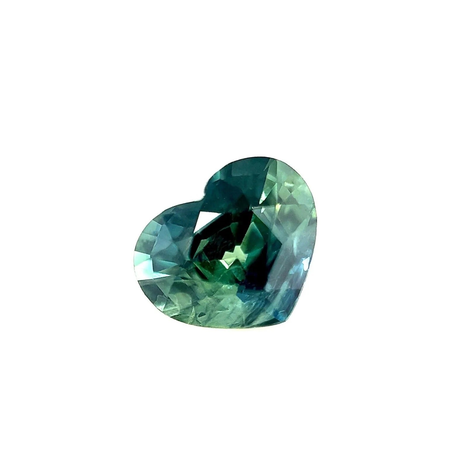 Pregiata gemma australiana da 1,20ct Greene & Greene Greene & Greene, zaffiro blu taglio cuore 6,7x5,5 mm
