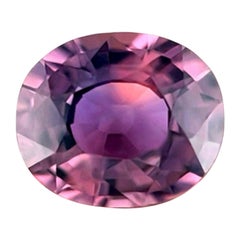 Fine 1.27ct GIA Certified Unheated Sapphire Purple Pink Cushion Cut Gem No Heat