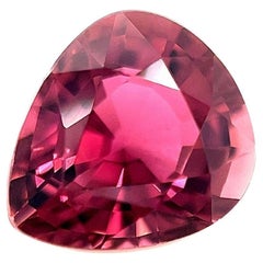 Fine 1.50ct Pink Purple Tourmaline Pear Teardrop Cut Loose Gemstone