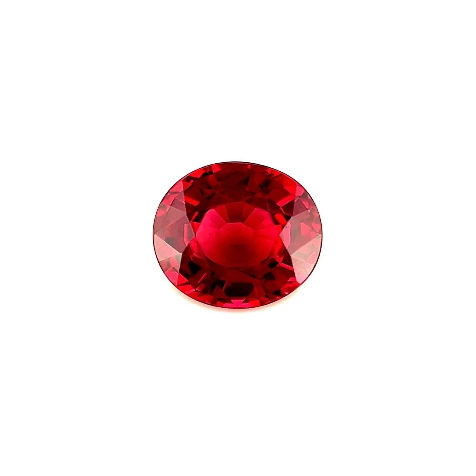 Fine 1.51ct Vivid Purple Pink Rhodolite Garnet Oval Cut Loose Gem VVS