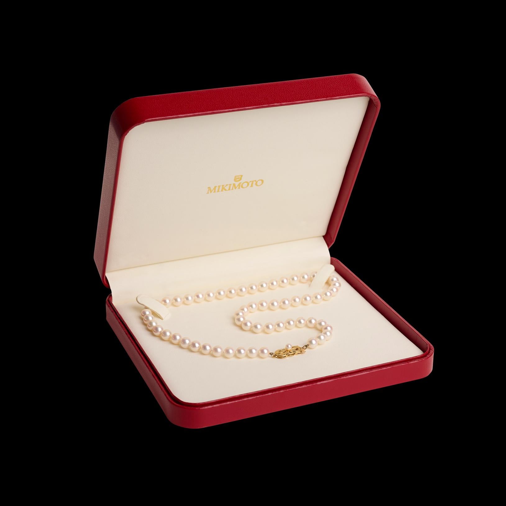 They say that pearls are making a comeback, and this Mikimoto pearl necklace might be just what you've been looking for. At 16