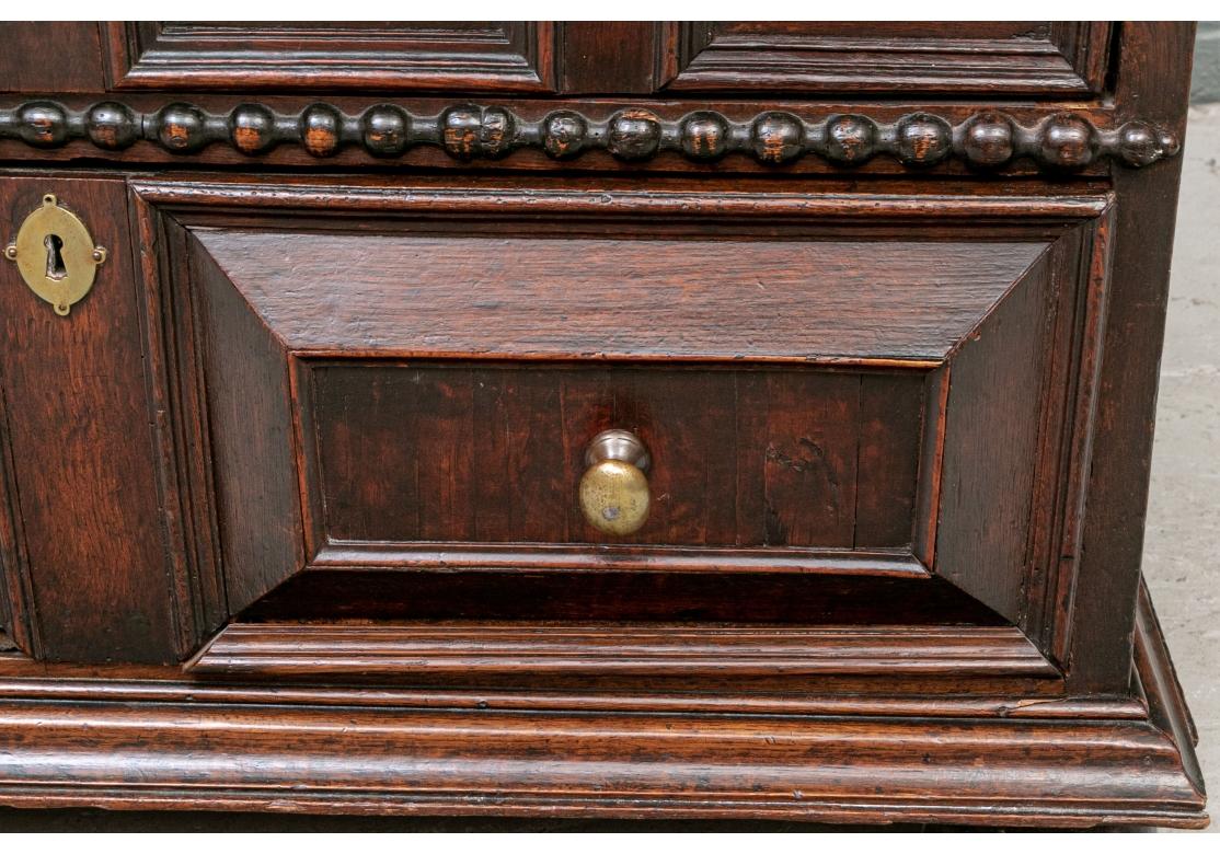 Fine 17th-18th Century, Oak Chest of Drawers For Sale 8