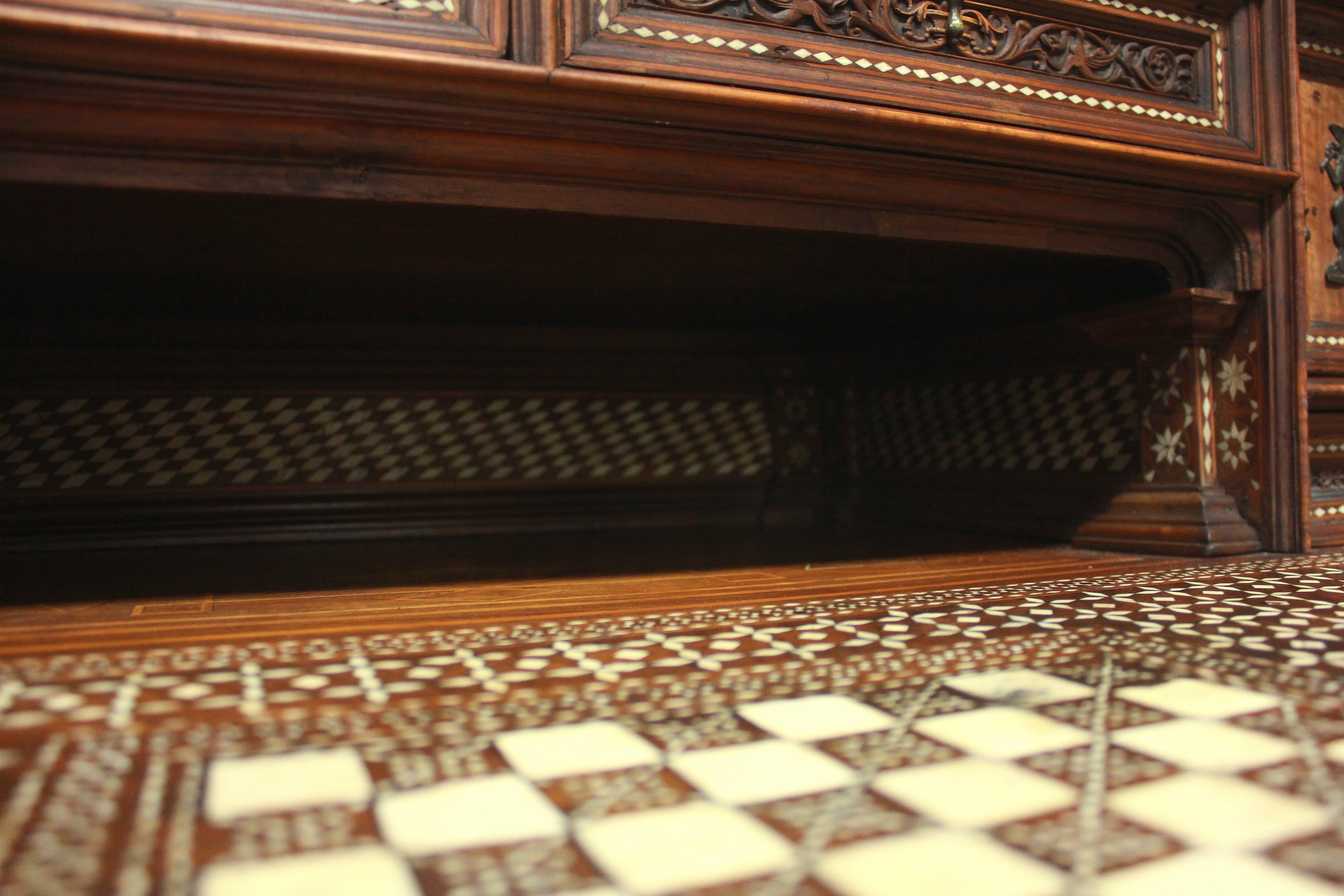 Fine 17th Century Spanish Vargueno Chest on Stand in the Moorish Taste 1