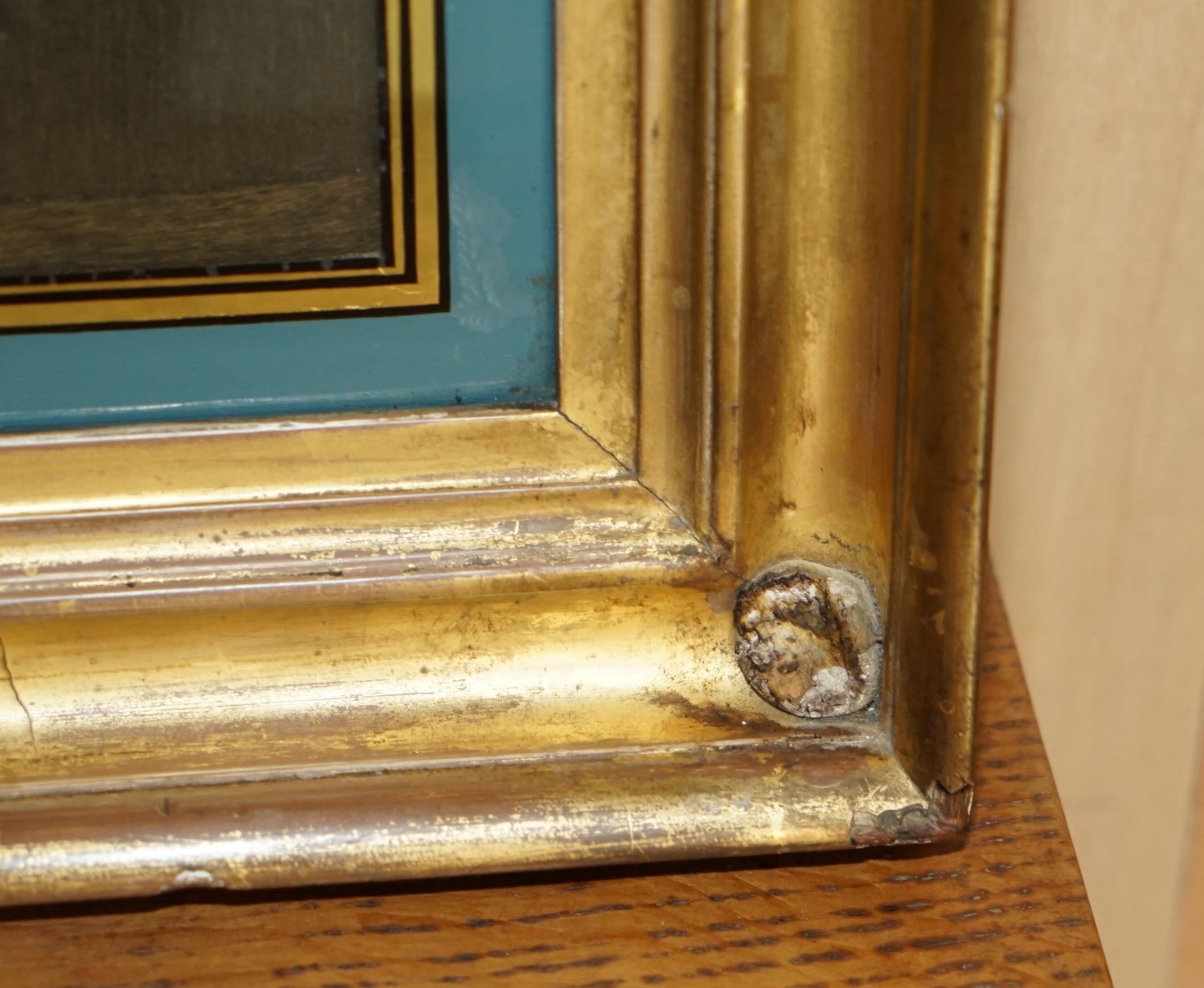 FINE 1860 SiLK EMBROIDERY OF ANNIBALE CARRACCI 1598 THE THREE MARYS AT THE TOMB For Sale 12