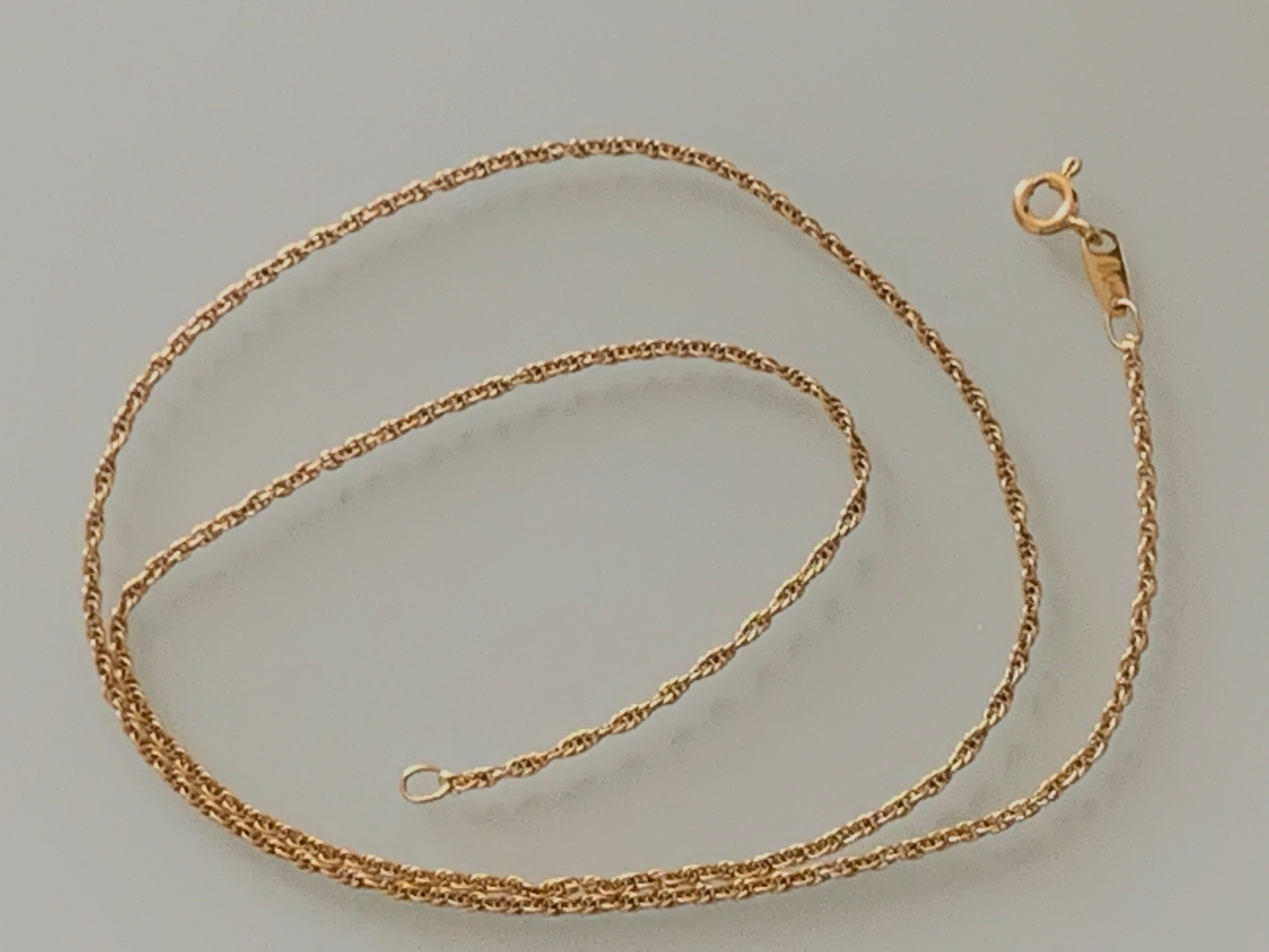 Beautiful Fine 
18ct Gold Chain 
Italian Provence Mark 