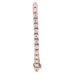Fine 18k White Gold 4.00–5.00 Carat Diamond Tennis Bracelet 36 Natural Diamonds