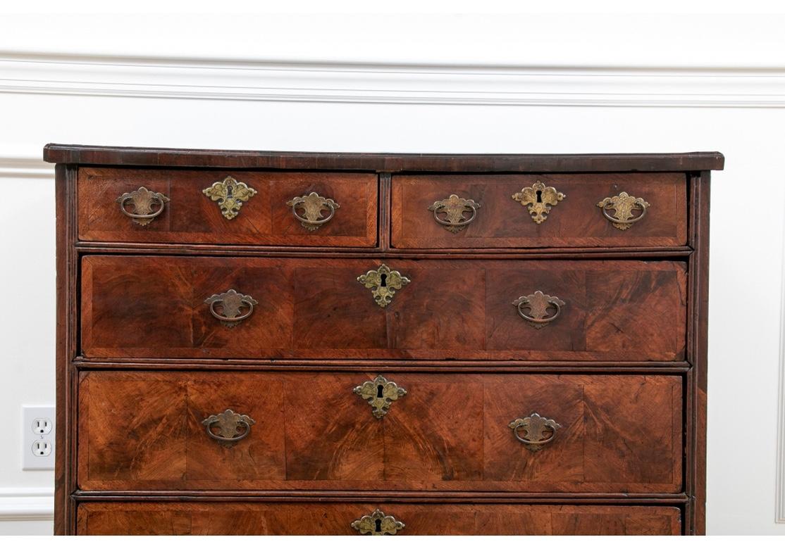 Fine 18th/19th C. Continental Figured Wood Chest Of Drawers 6