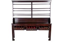 Fine 18th Century Antique Oak Welsh Dresser and Plate Rack