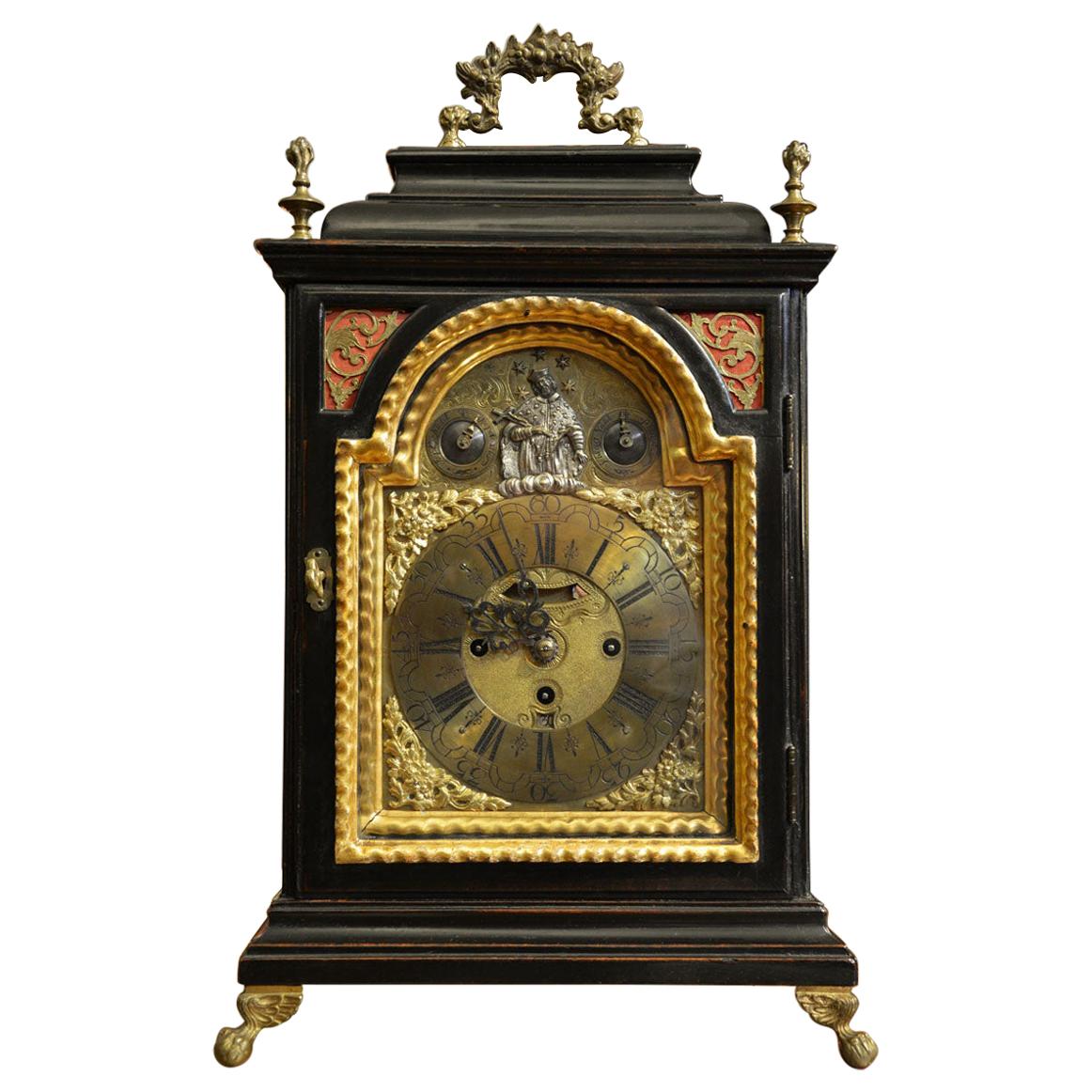 Fine 18th Century Bracket Clock For Sale