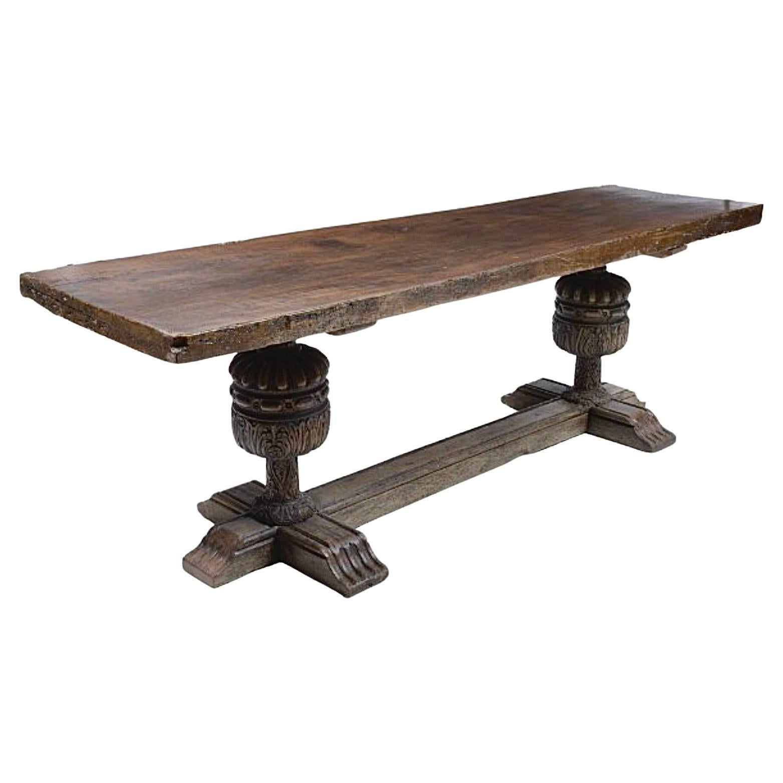 Fine 18th Century Carved Dining Table