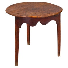 Fine 18th Century Elm and Oak Cricket Table