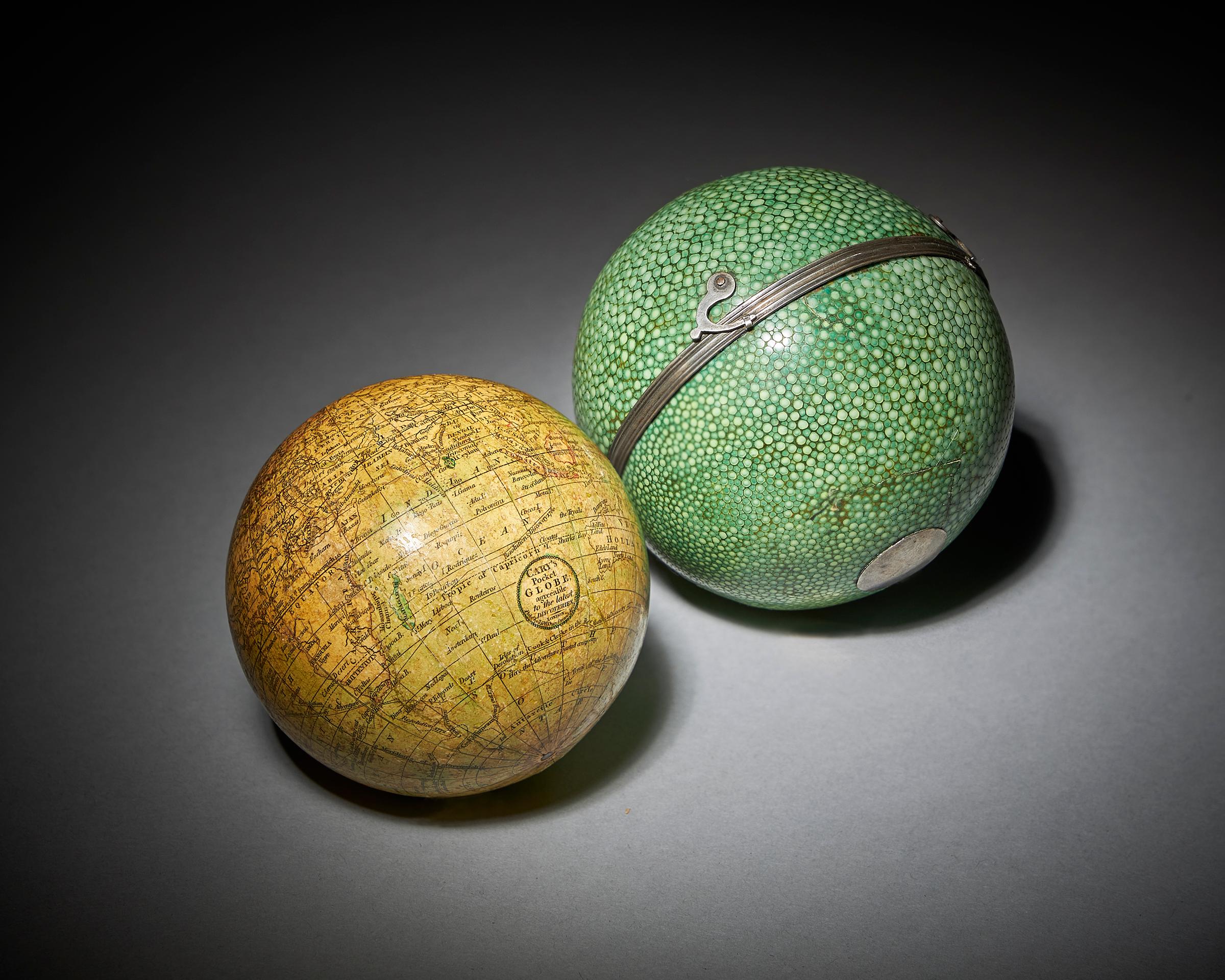 18th century pocket globe