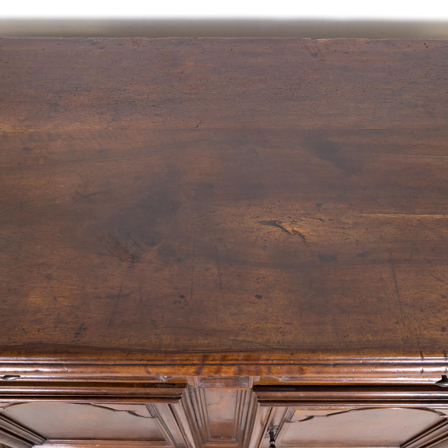 Fine 18th Century French Period Louis XIV Walnut Lyonnais Buffet 6