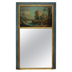 Fine 18th Century French Trumeau Mirror