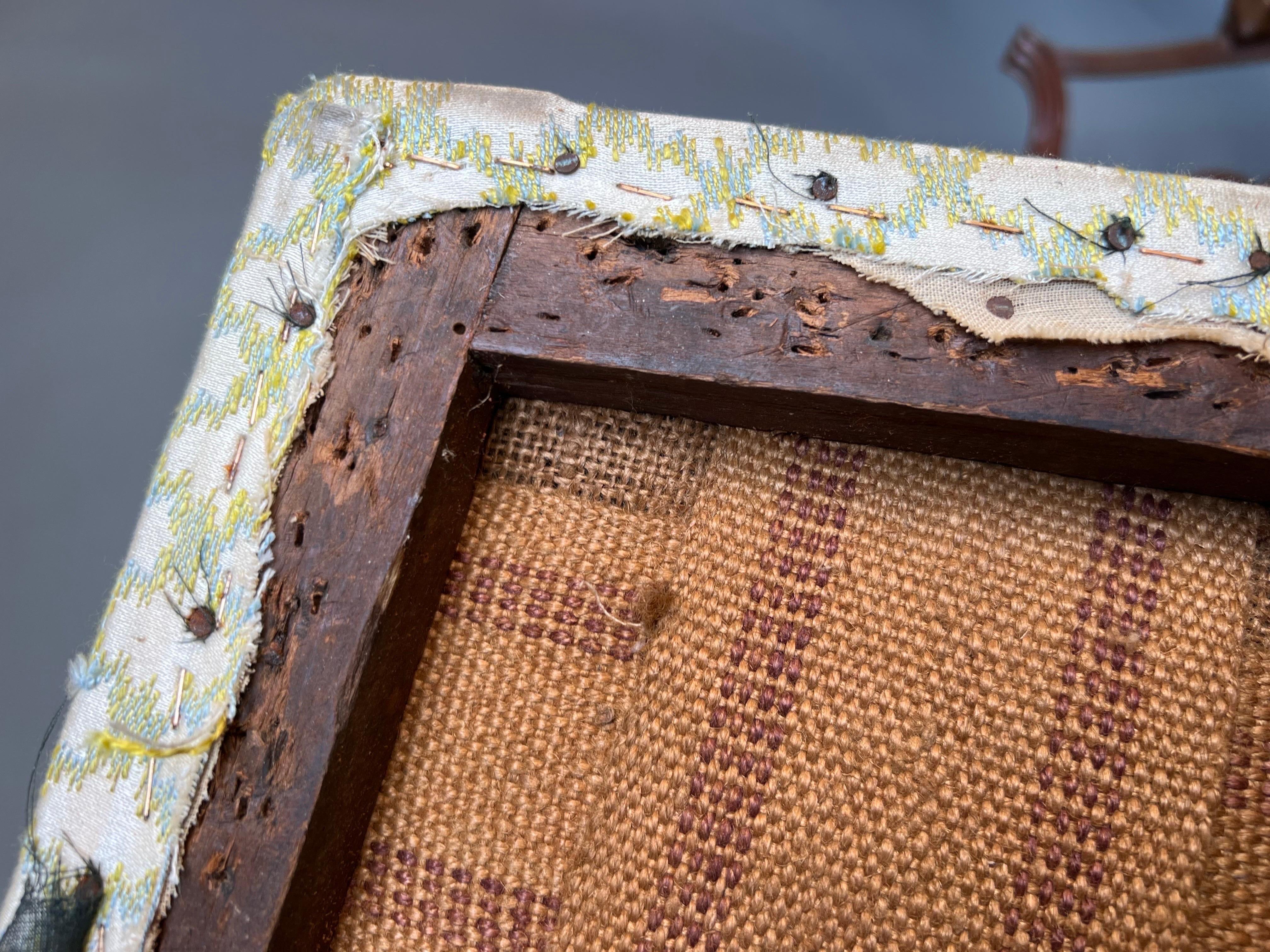 Fauteuil en acajou géorgien du XVIIIe siècle en vente 7