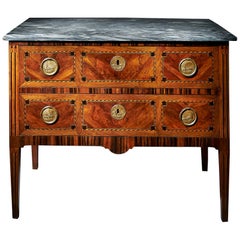 Fine 18th Century Italian Parquetry Commode