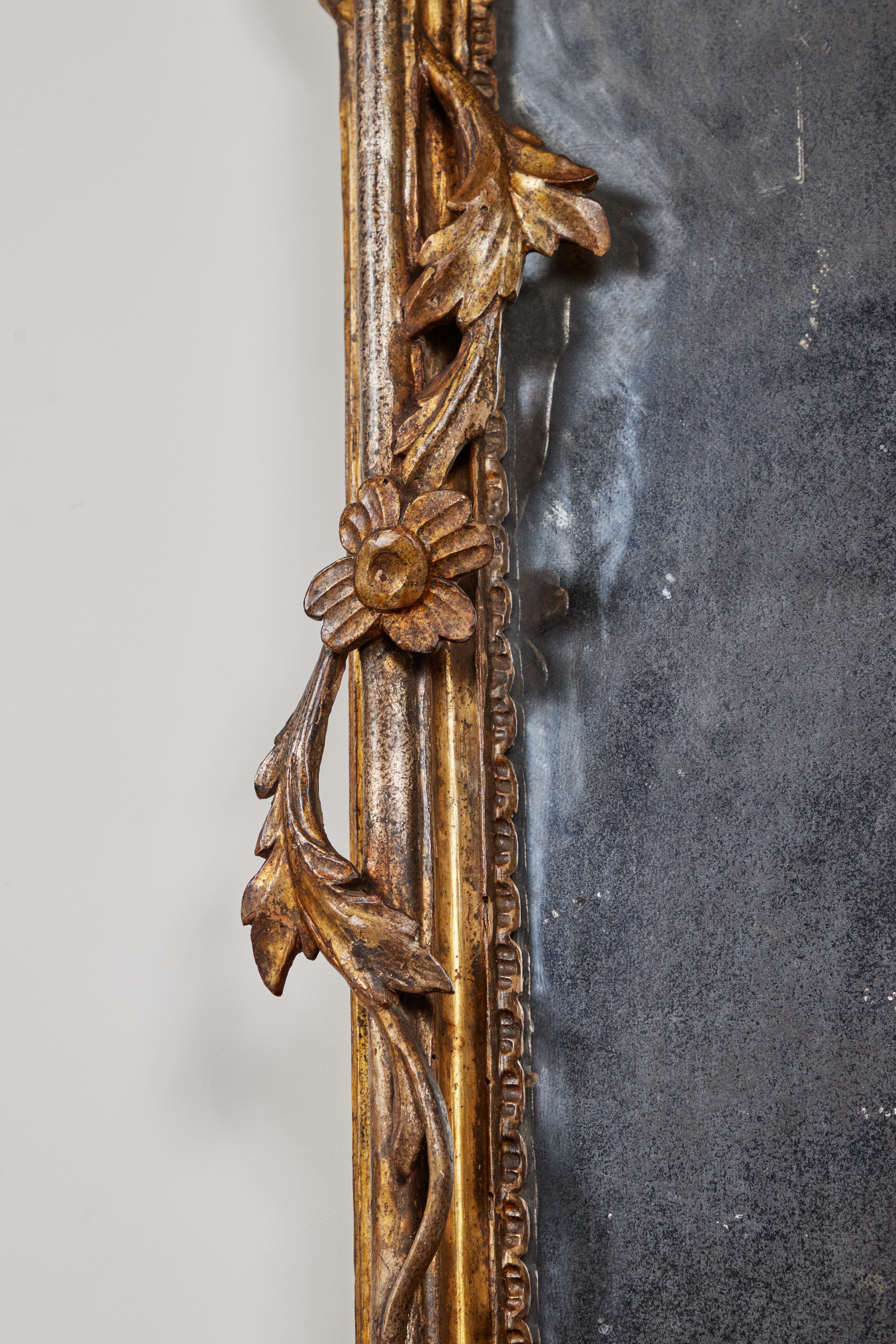 Fein, 18. Jahrhundert, Neapel Pfeiler-Spiegel im Zustand „Gut“ im Angebot in Newport Beach, CA