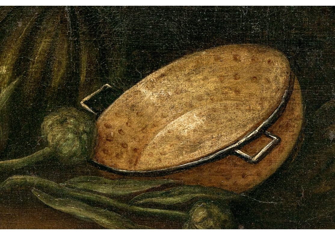 Nature morte à l'huile sur toile du 18e siècle en vente 4