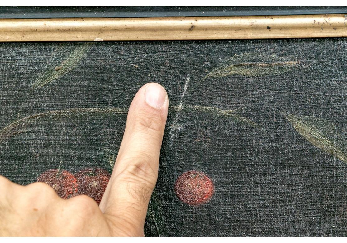 Nature morte à l'huile sur toile du 18e siècle en vente 6