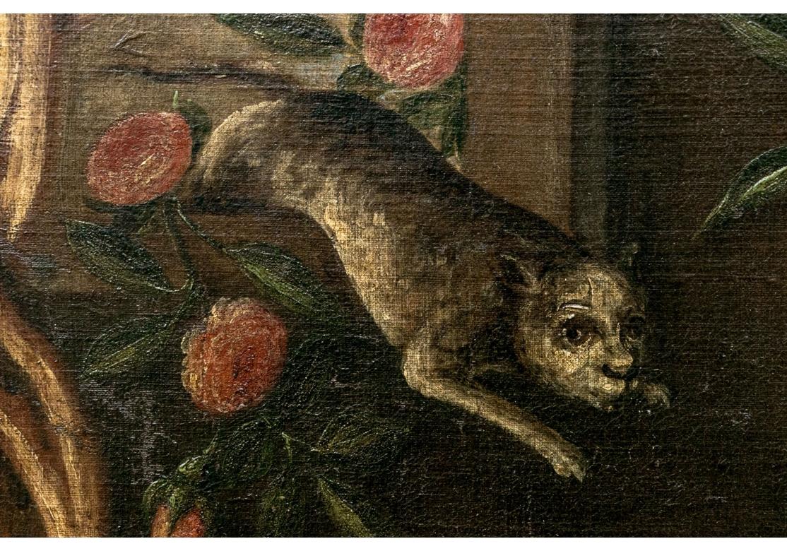 Nature morte à l'huile sur toile du 18e siècle en vente 9