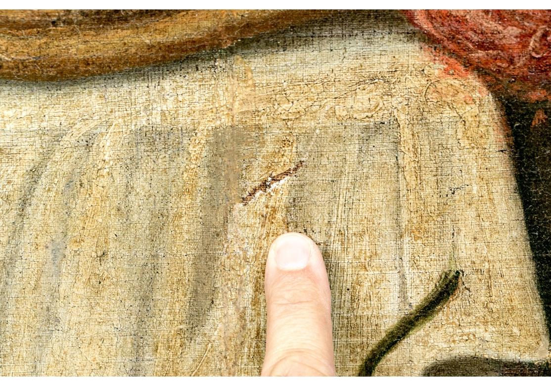 Nature morte à l'huile sur toile du 18e siècle en vente 11