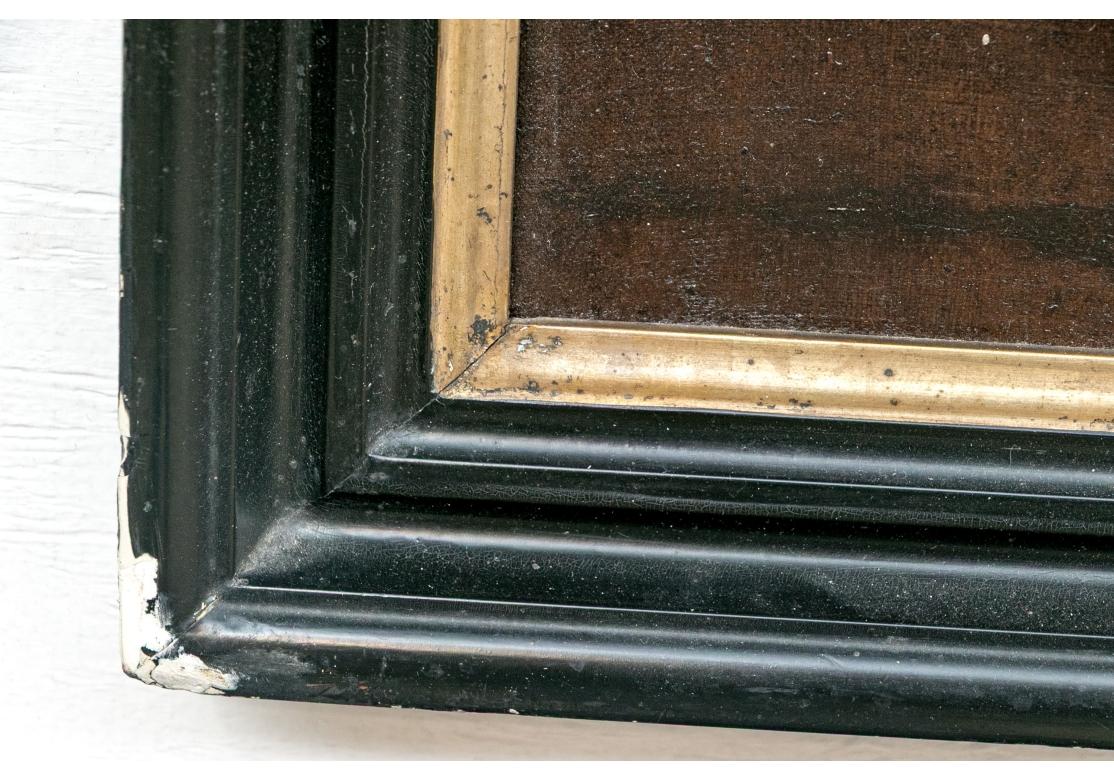 Nature morte à l'huile sur toile du 18e siècle État moyen - En vente à Bridgeport, CT