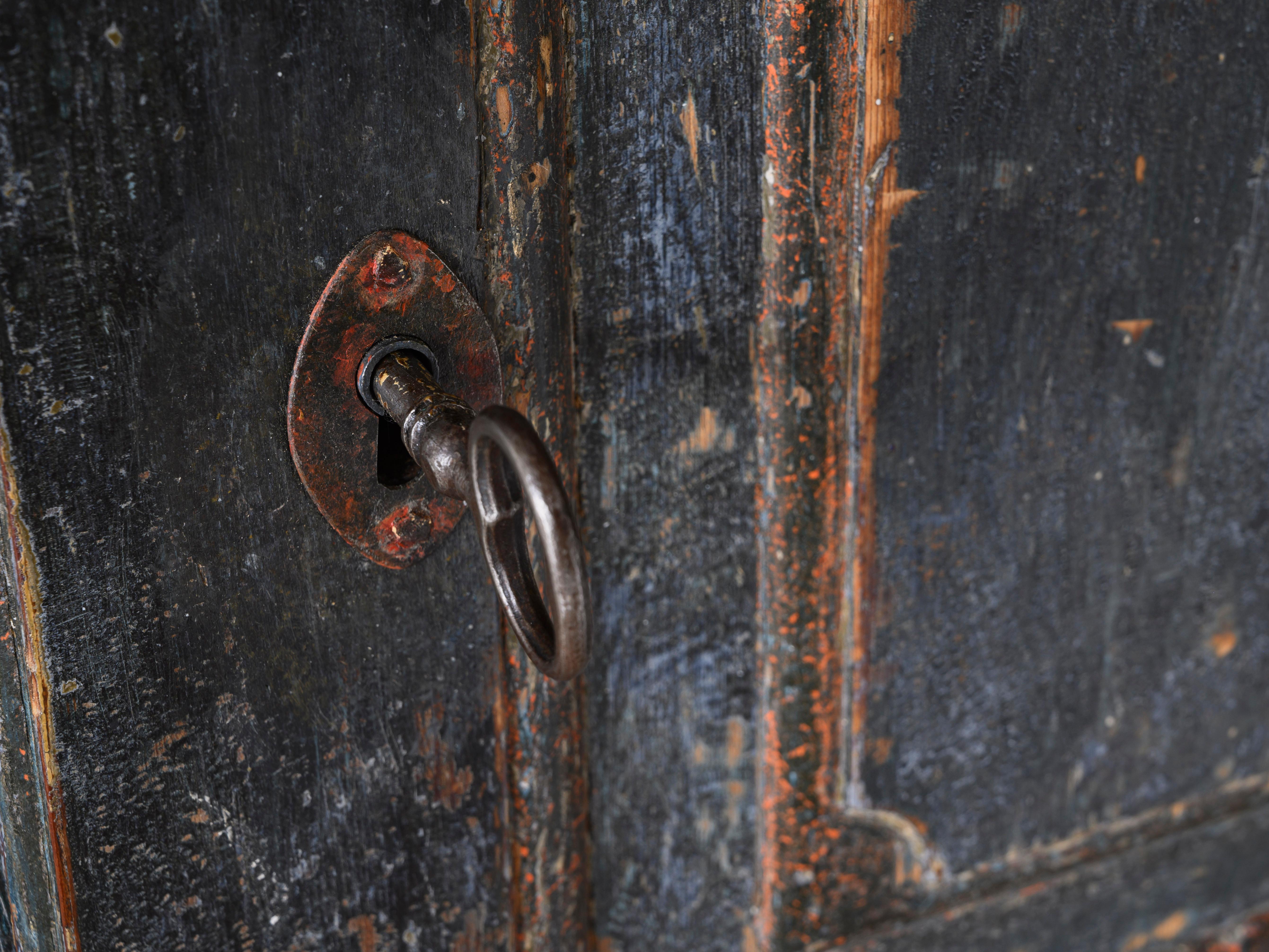 Pine Fine 18th Century Provincial Gustavian Wall Cabinet