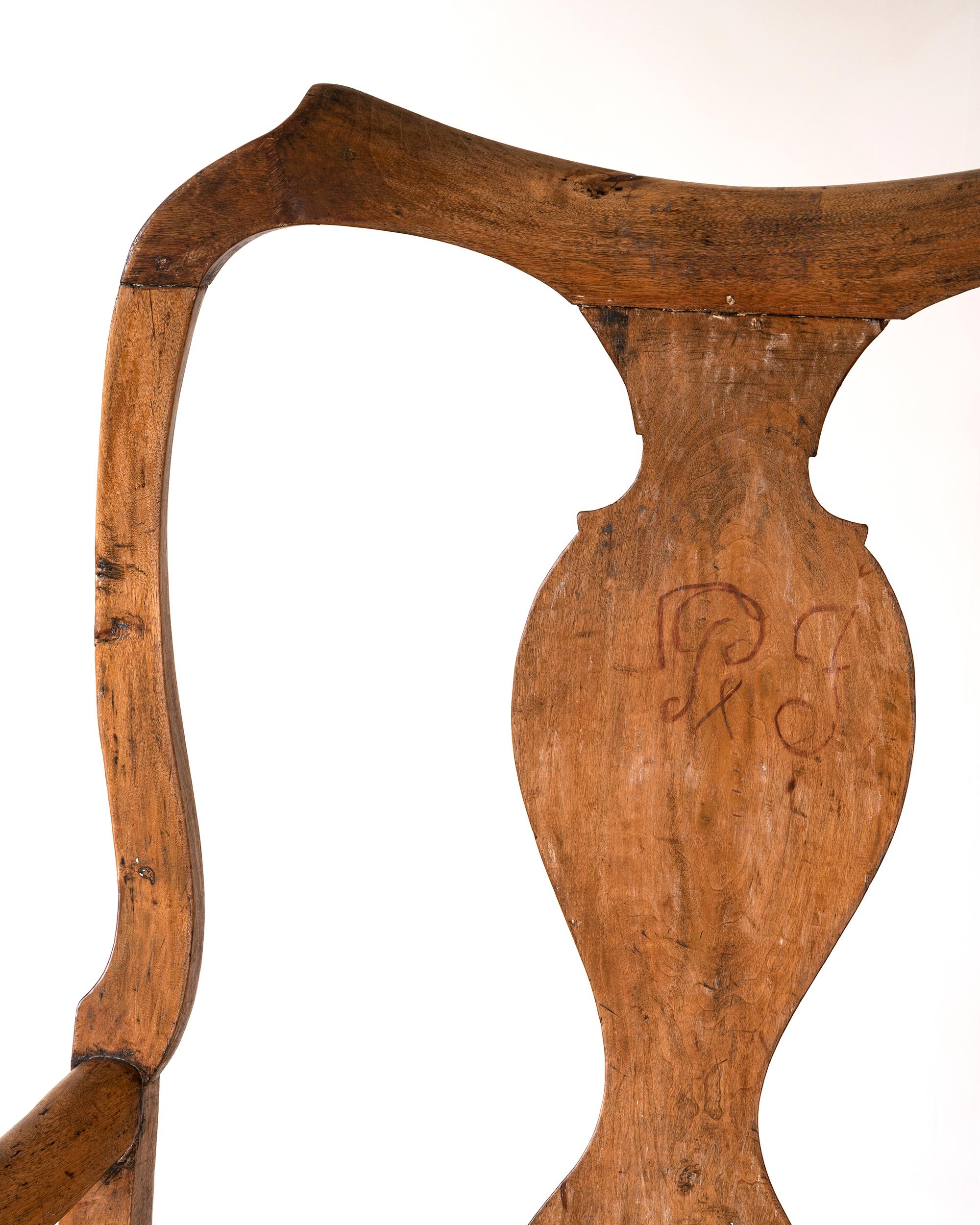 Fine 18th Century Swedish Baroque Armchair For Sale 2