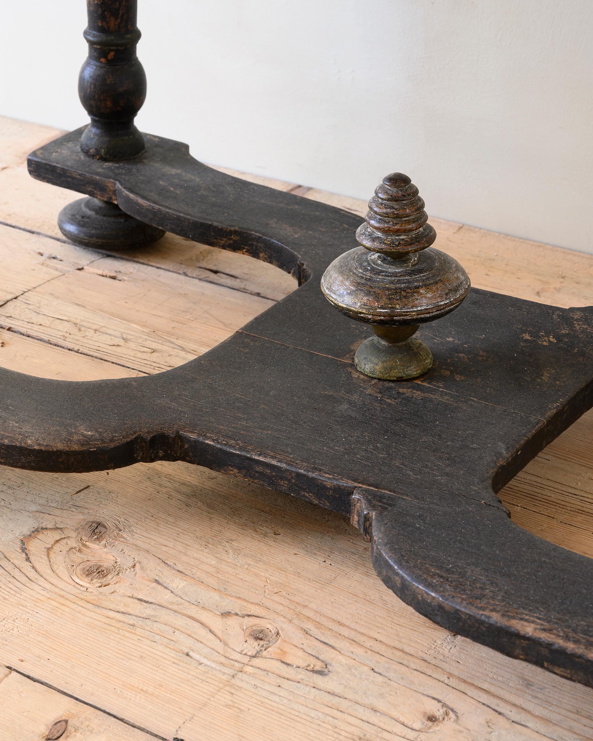 Fine 18th Century Swedish Baroque Console Table 2