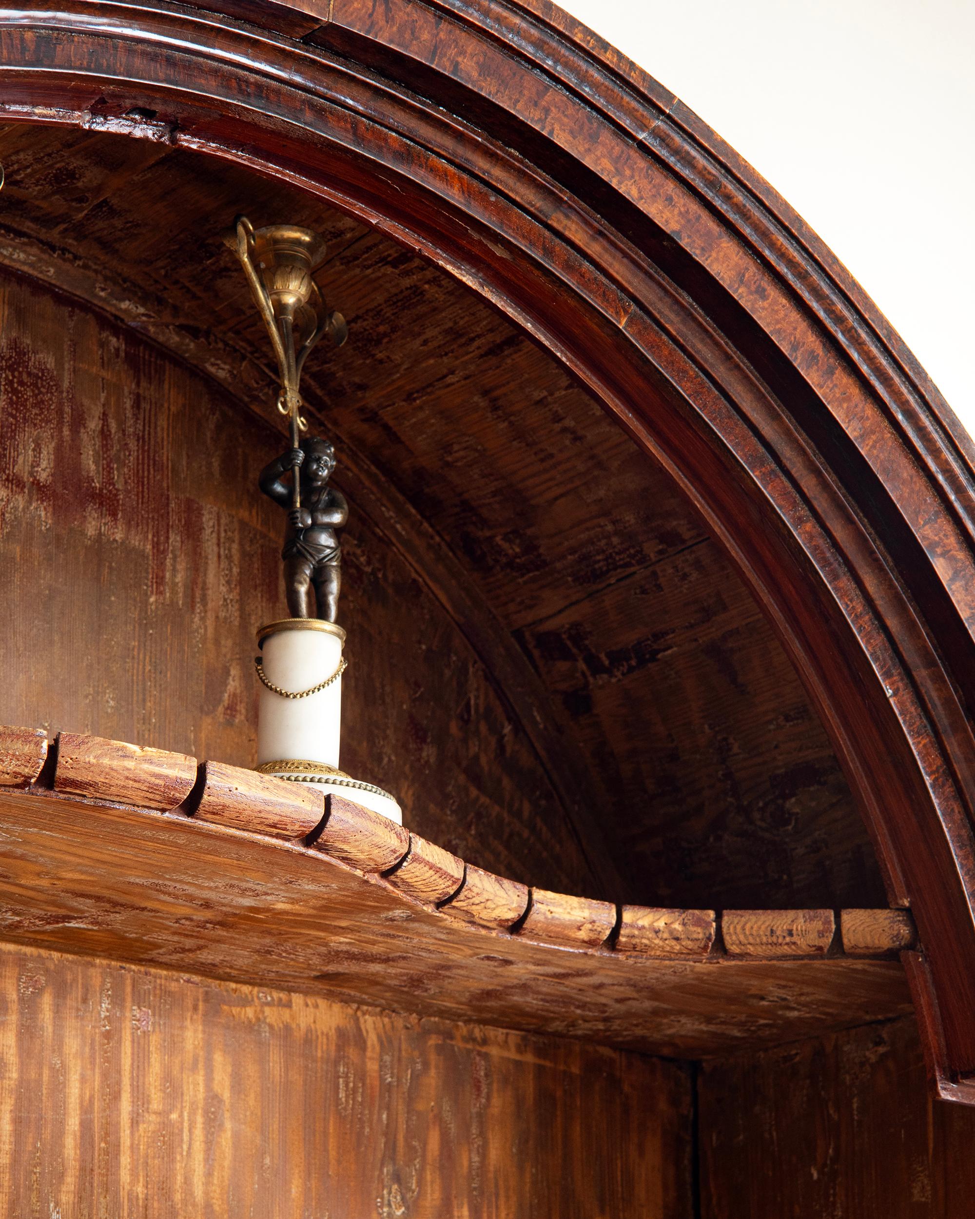 Fino mueble secreter barroco sueco del siglo XVIII en venta 7