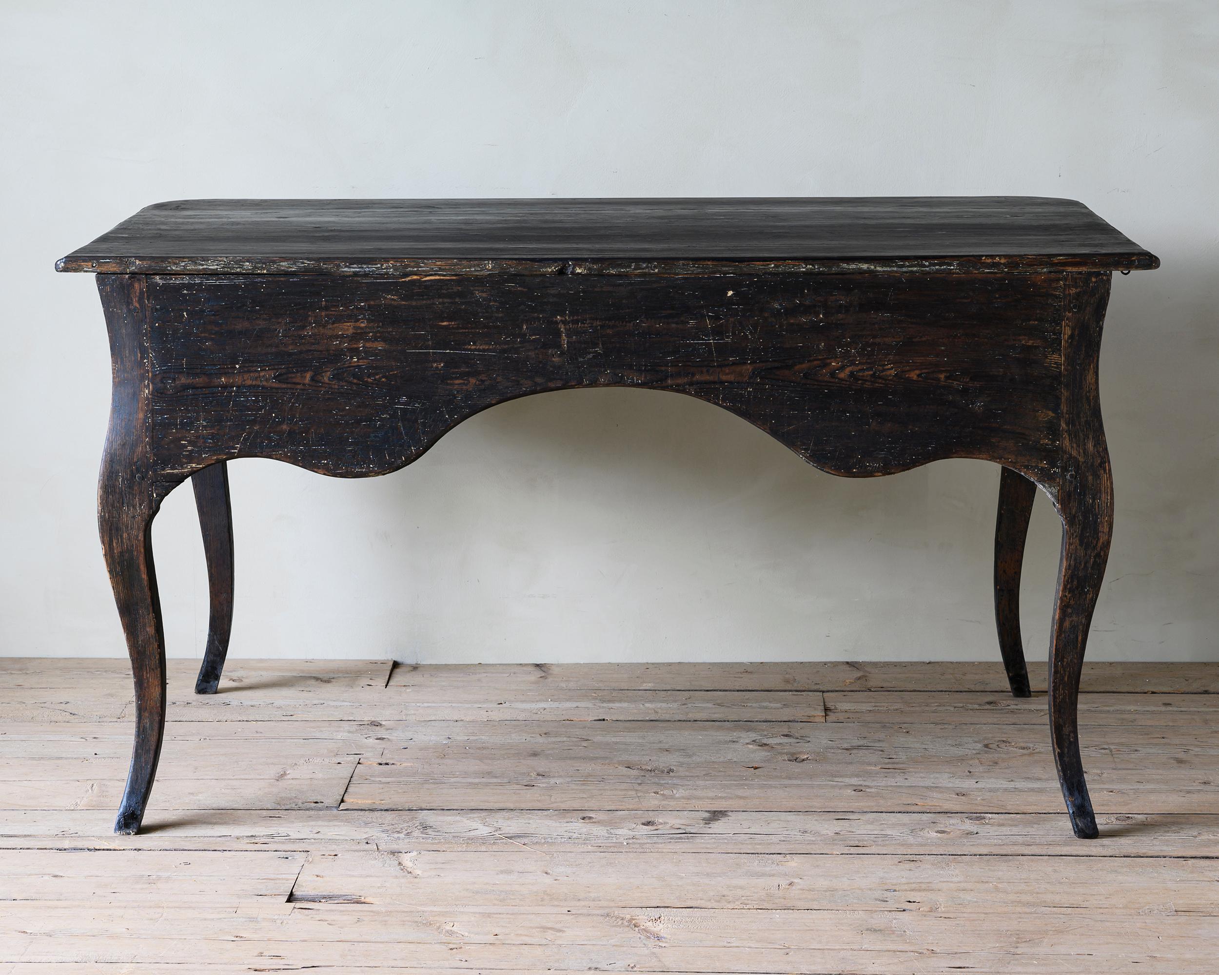 Fine 18th Century Swedish Rococo Desk 1