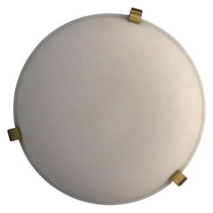 flush mount wall sconce Fine 1940s Flush Mount / Wall Sconce by Jean Perzel