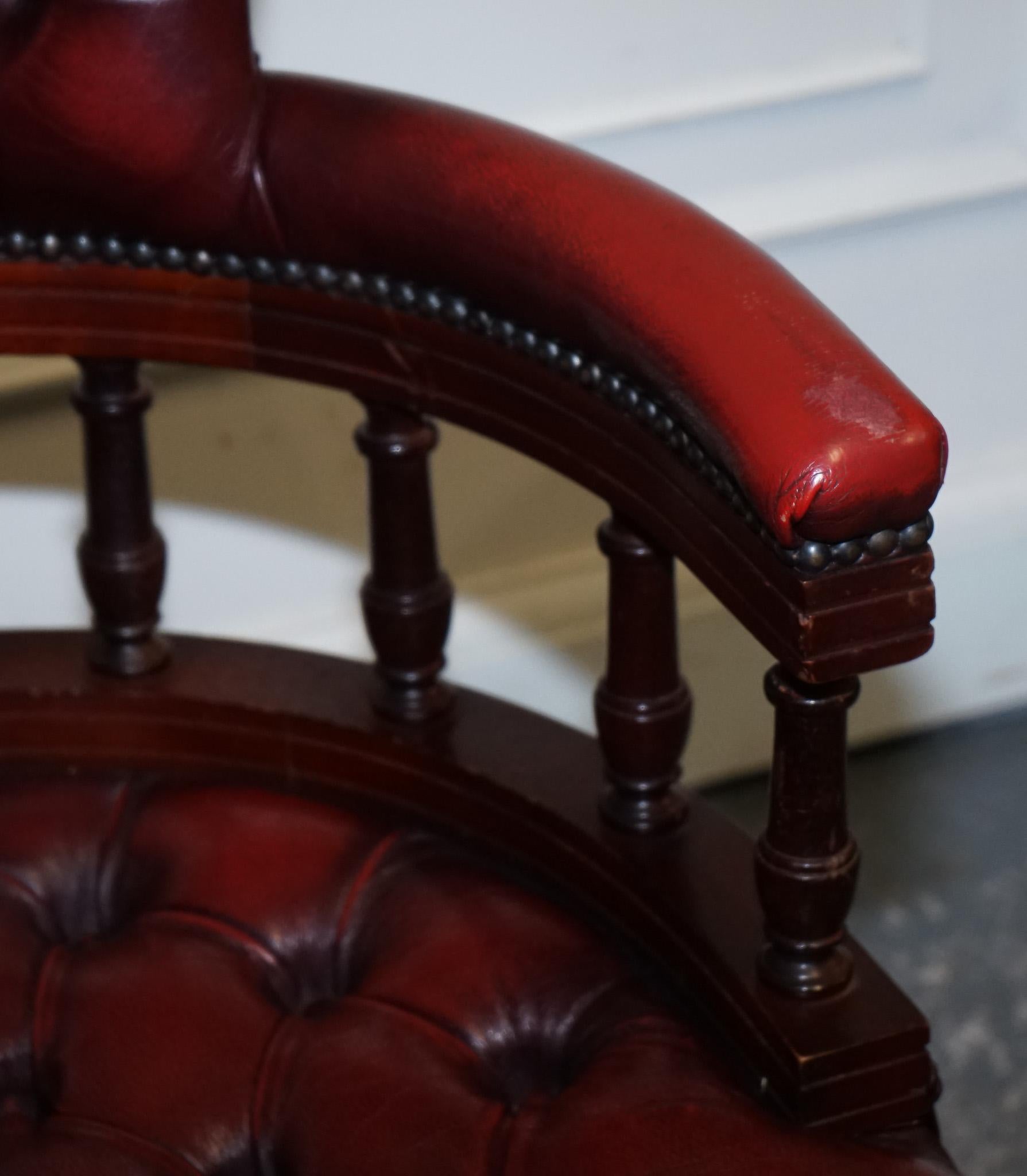 FINE PORTADOCUMENTI IN PELLE CHESTERFIELD DEGLI ANNI '50 in vendita 3