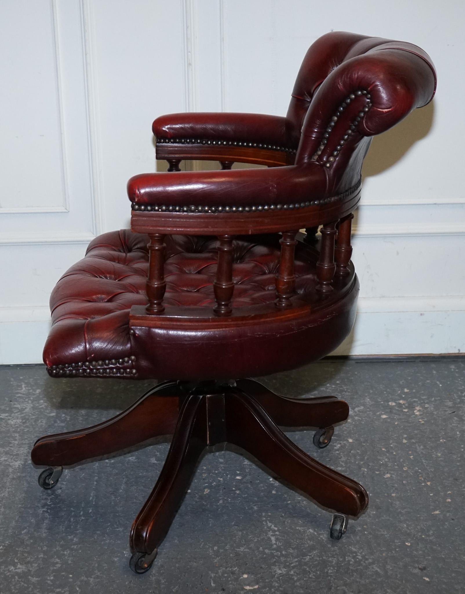 Fatto a mano FINE PORTADOCUMENTI IN PELLE CHESTERFIELD DEGLI ANNI '50 in vendita