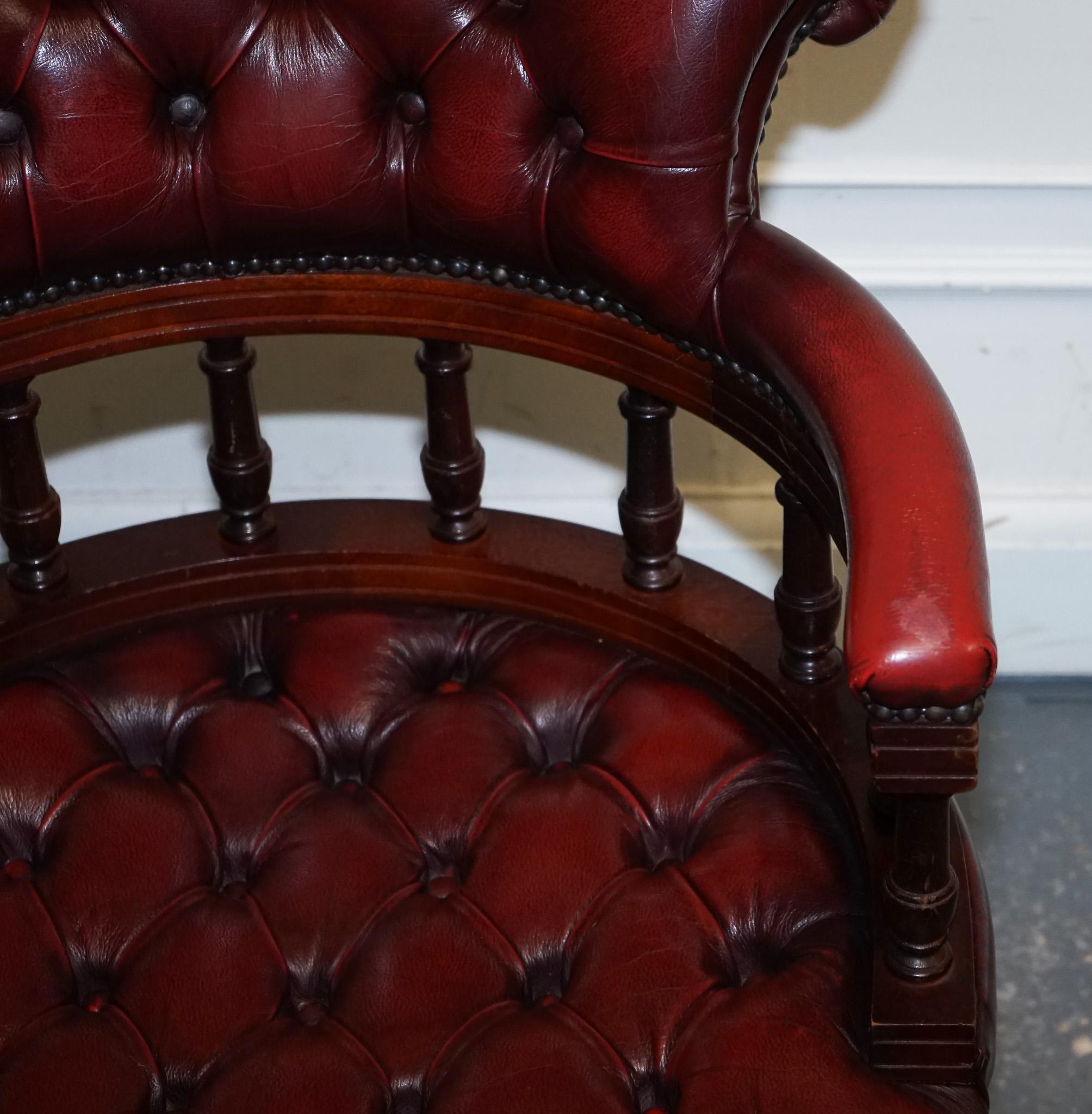 FINE PORTADOCUMENTI IN PELLE CHESTERFIELD DEGLI ANNI '50 in vendita 1