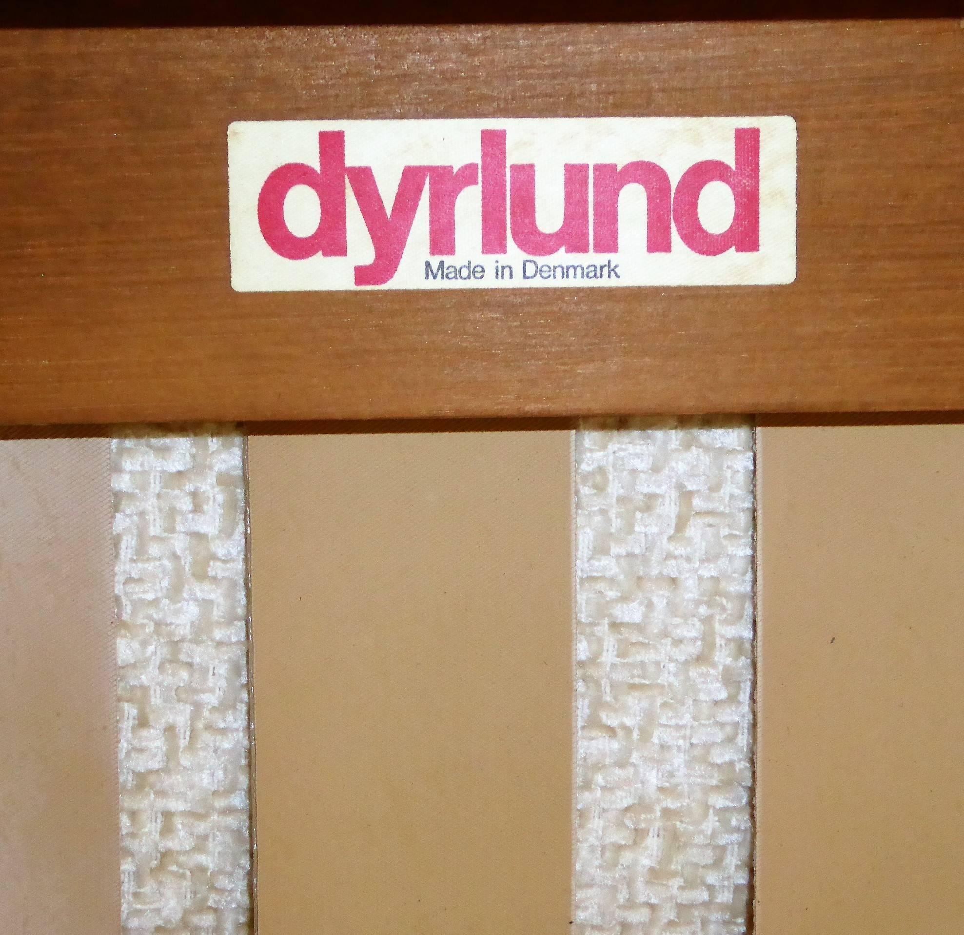 Fine 1960s Dyrlund Teak Lounge Armchair Denmark with Chenille Cushions 6