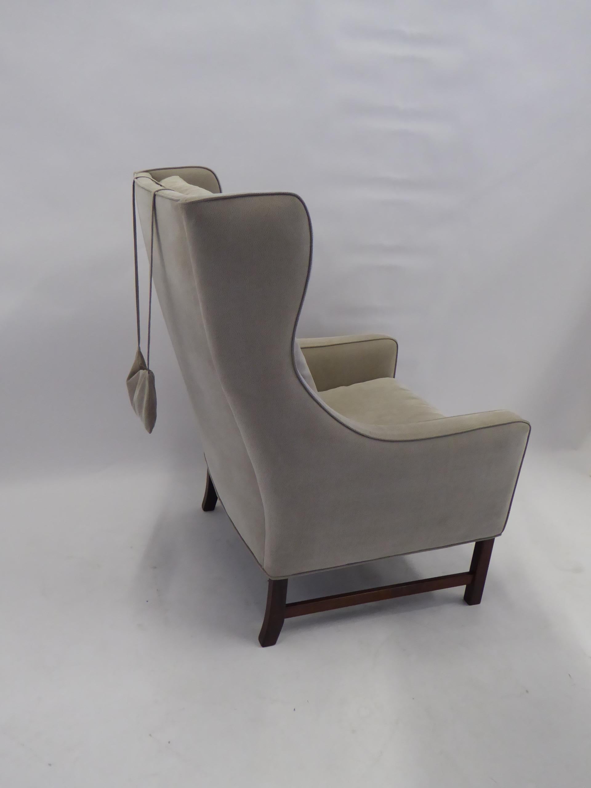 Fine 1960s Fredrik Kayser Wingback Chair for Vatne Møbler 3