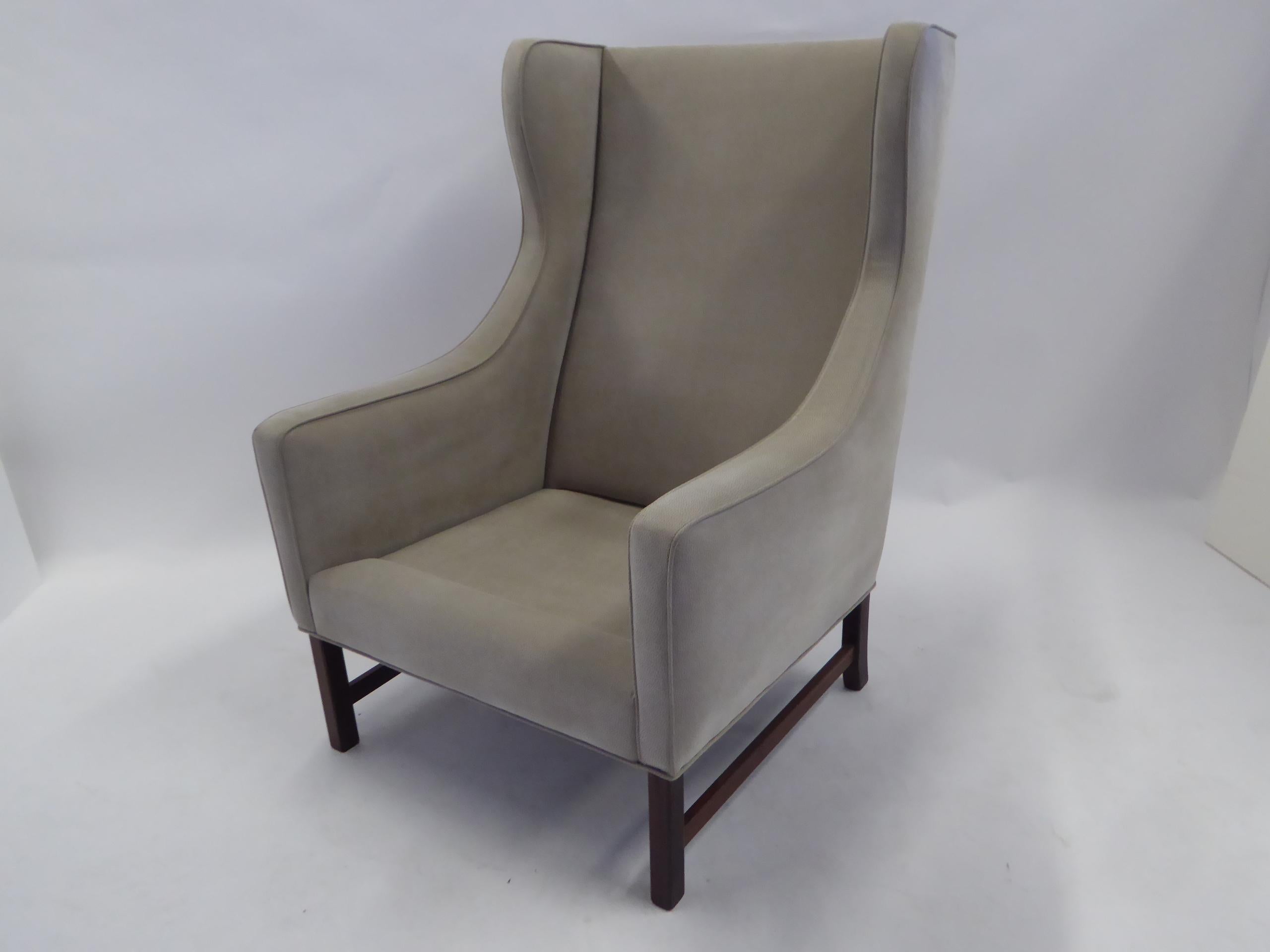 Fine 1960s Fredrik Kayser Wingback Chair for Vatne Møbler 5