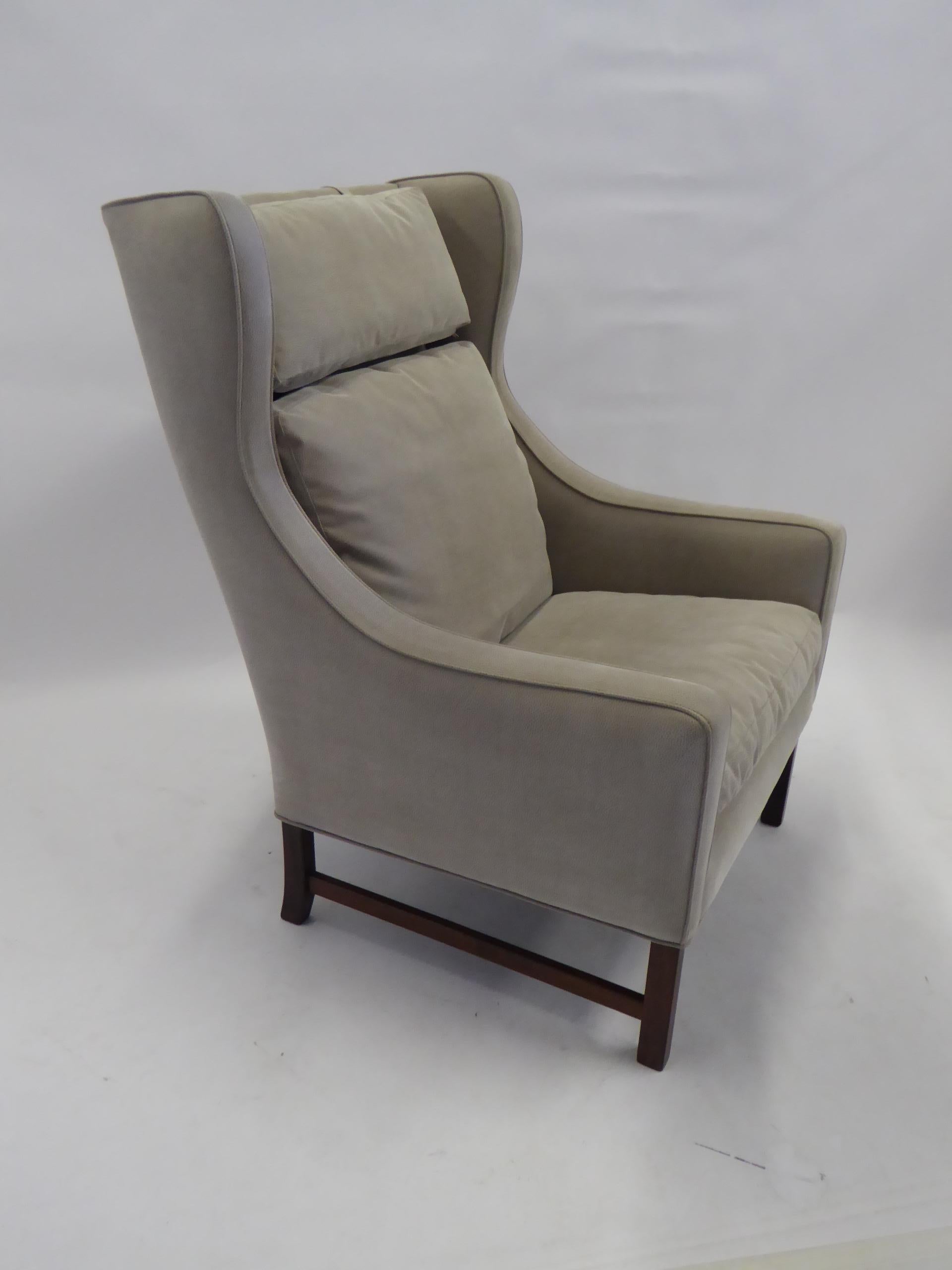 Fine 1960s Fredrik Kayser Wingback Chair for Vatne Møbler 1