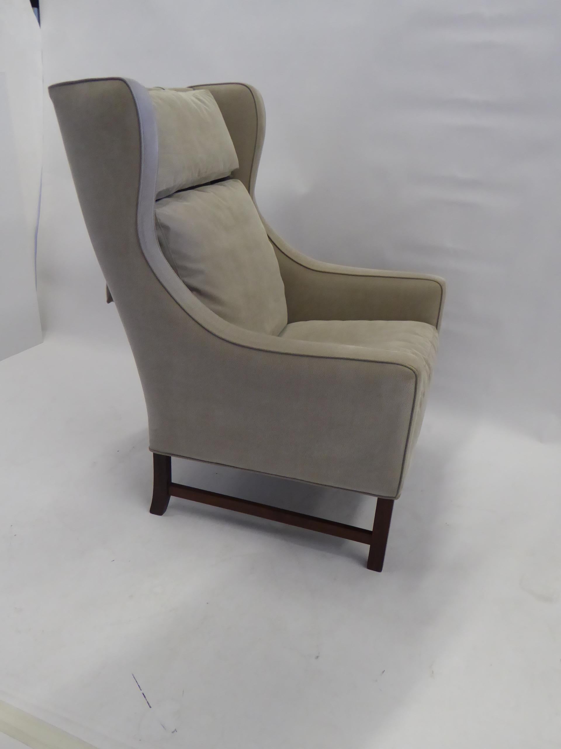 Fine 1960s Fredrik Kayser Wingback Chair for Vatne Møbler 2