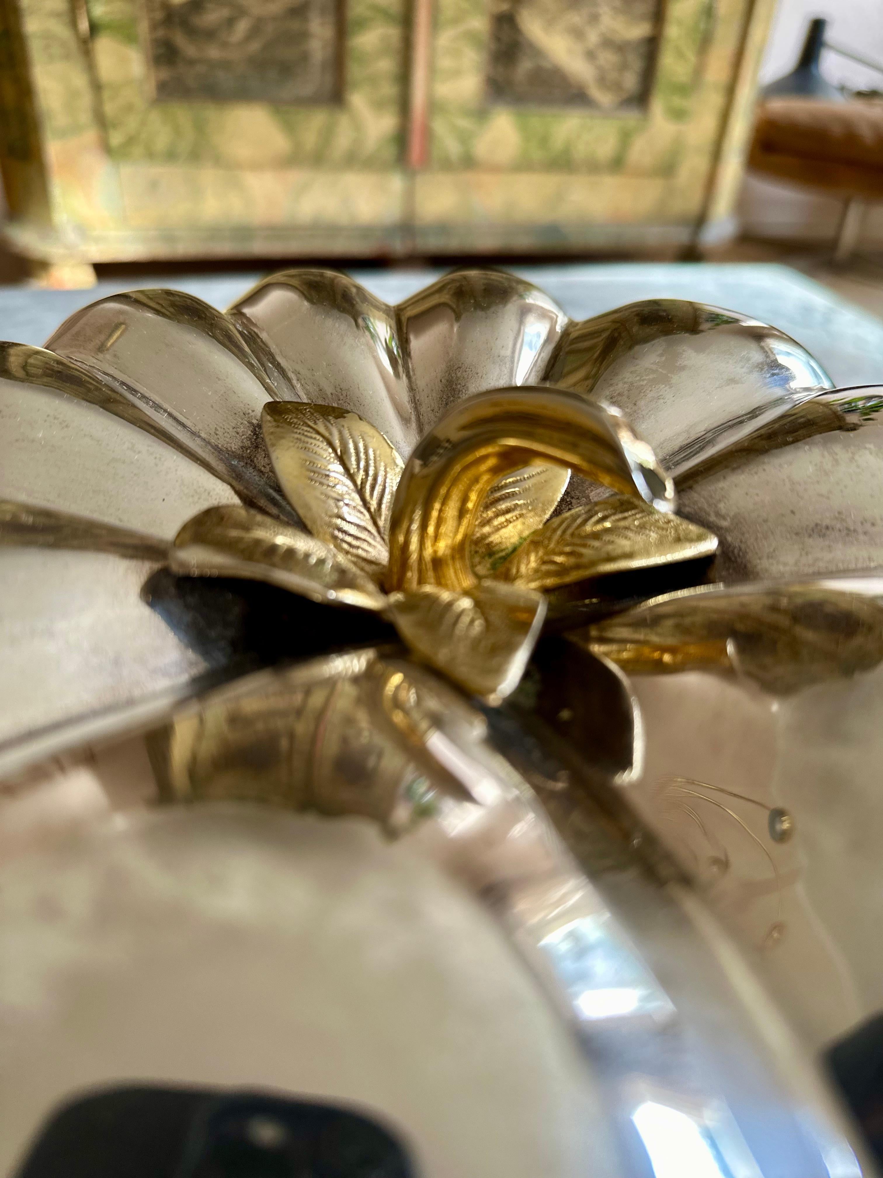 Late 20th Century Fine 1970s Italian Silver-Plated Pumpkin Bowl