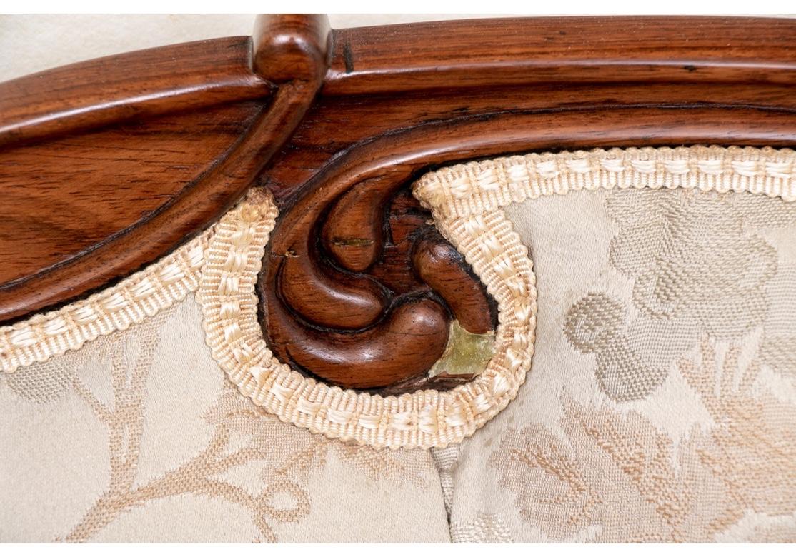 Anglo-indisches geschnitztes Rosenholz-Sofa/Tagesbett aus dem 19. Jahrhundert im Angebot 6