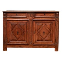 Fine 19th C. Carved Mahogany Buffett Cabinet