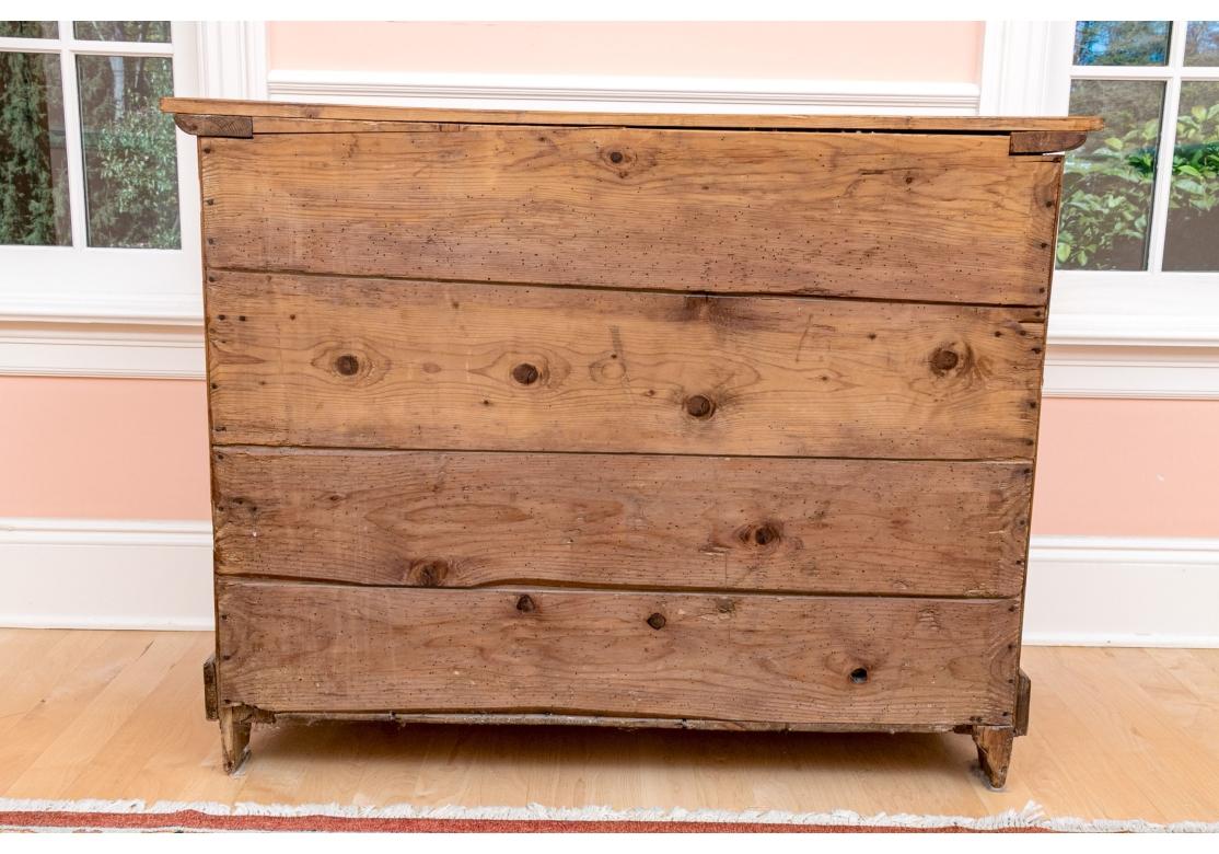 Fine 19th C. European Stripped Pine Cottage Chest For Sale 6