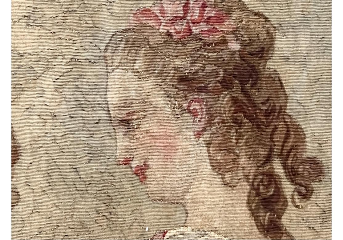 Französischer Aubusson-Wandteppich aus dem 19. Jahrhundert, um 1880 (Gewebt) im Angebot