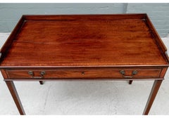 Fine 19th Century Sheraton Style Mahogany Writing Table