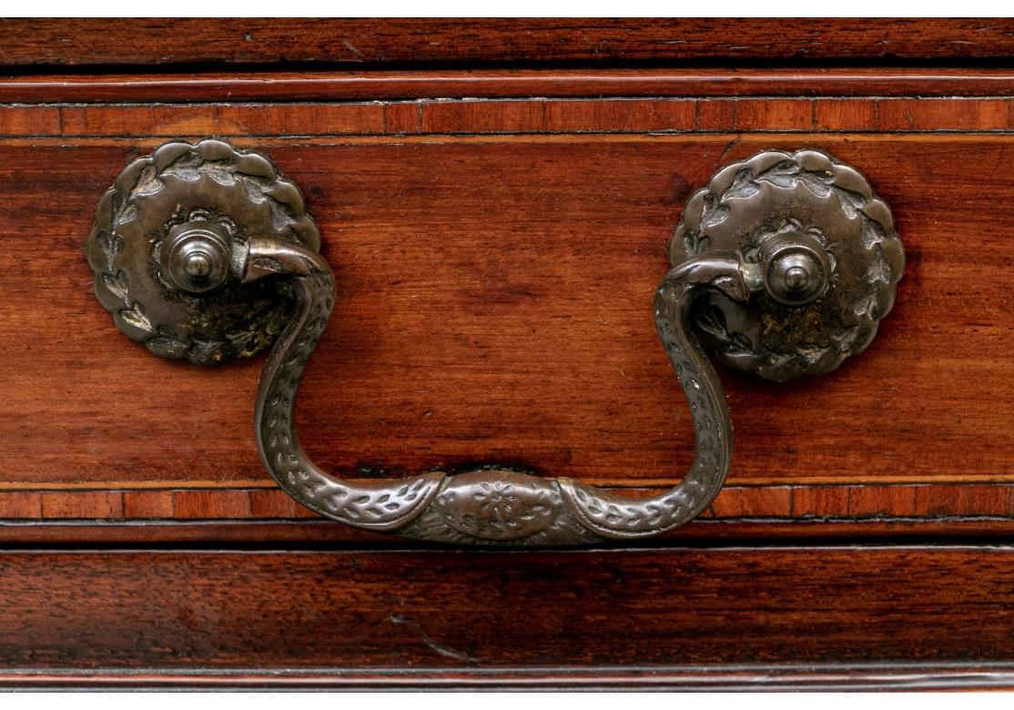 Fine 19th Century Sheraton Style Mahogany Desk For Sale 1