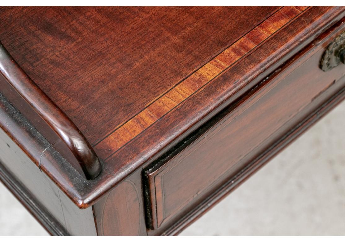 Fine 19th Century Sheraton Style Mahogany Desk For Sale 3