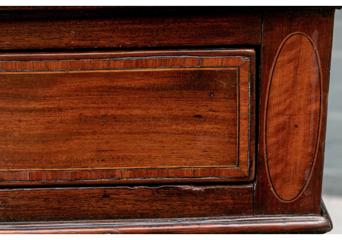 Fine 19th Century Sheraton Style Mahogany Desk For Sale 4