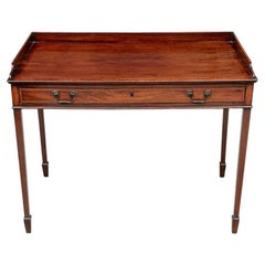 Antique Fine 19th Century Sheraton Style Mahogany Desk